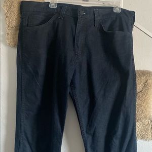 Levi’s Strauss men’s 569 jeans size W36XL34 dark navy denim straight loose